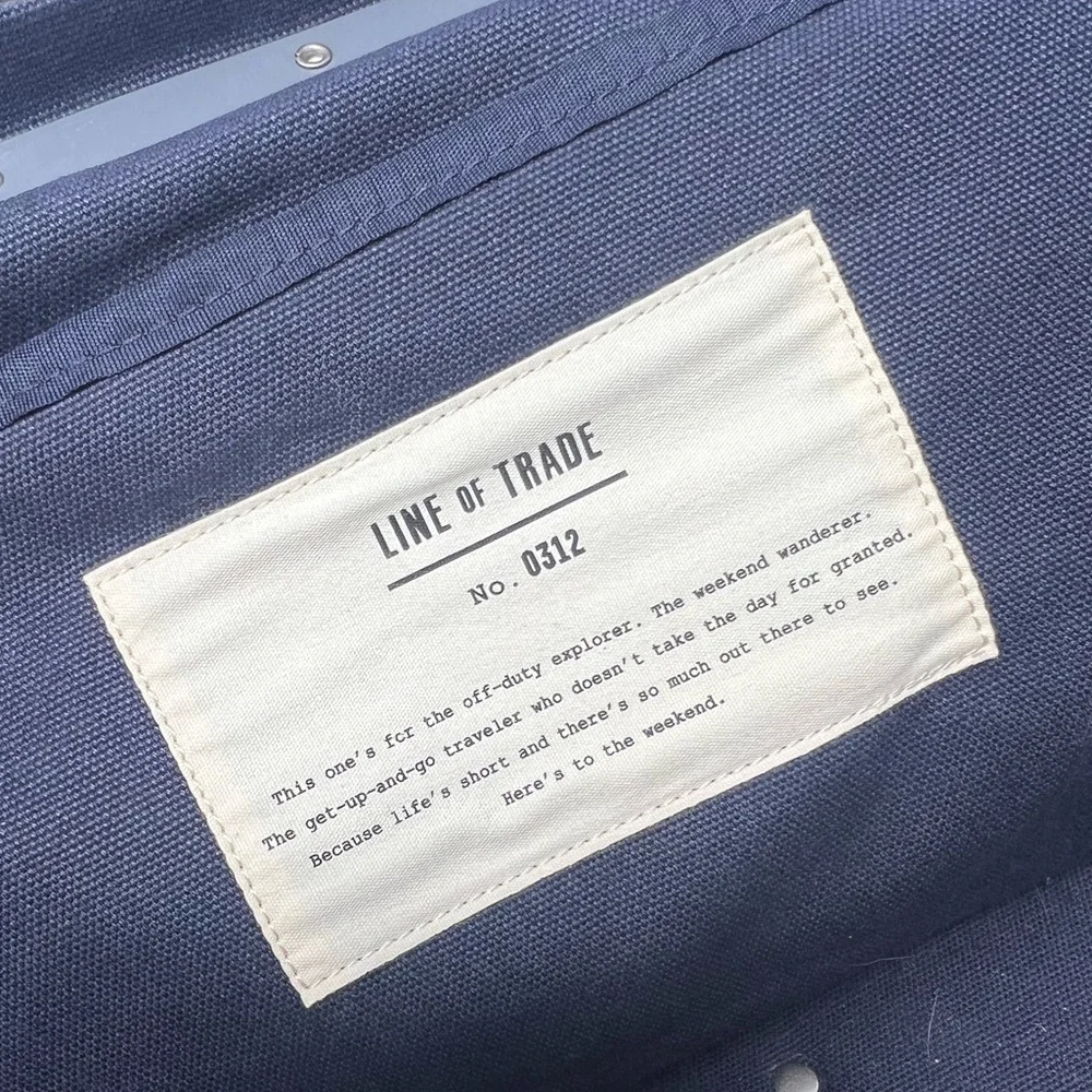 Line of Trade Canvas Weekender Bag
